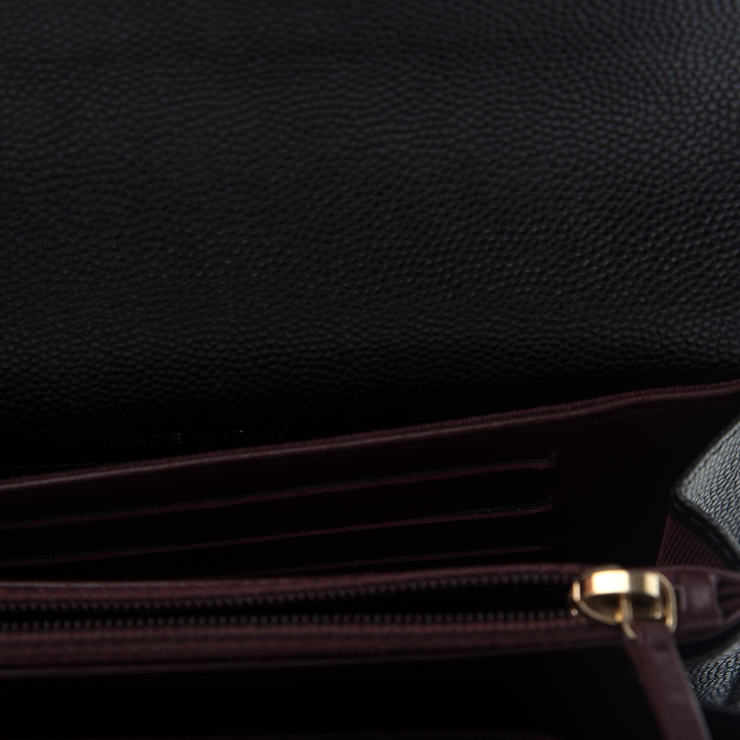 Chanel Caviar Quilted Medium Flap Wallet Black 7 of 9