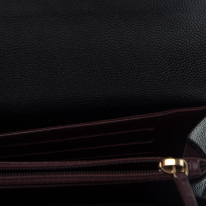 Chanel Caviar Quilted Medium Flap Wallet Black 7 of 9