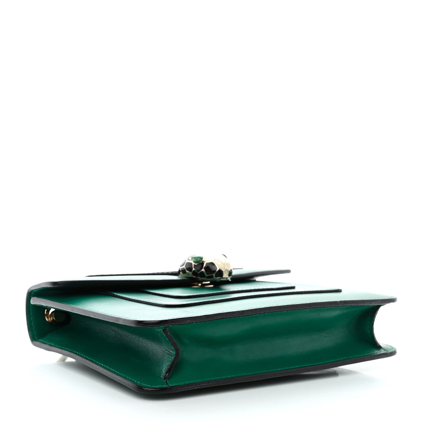 Calfskin Serpenti Forever Crossbody Bag Emerald Green