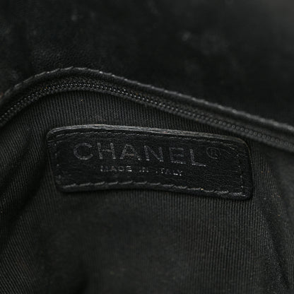 Chanel Calfskin Chevron Waist Belt Bag Black 6 of 9