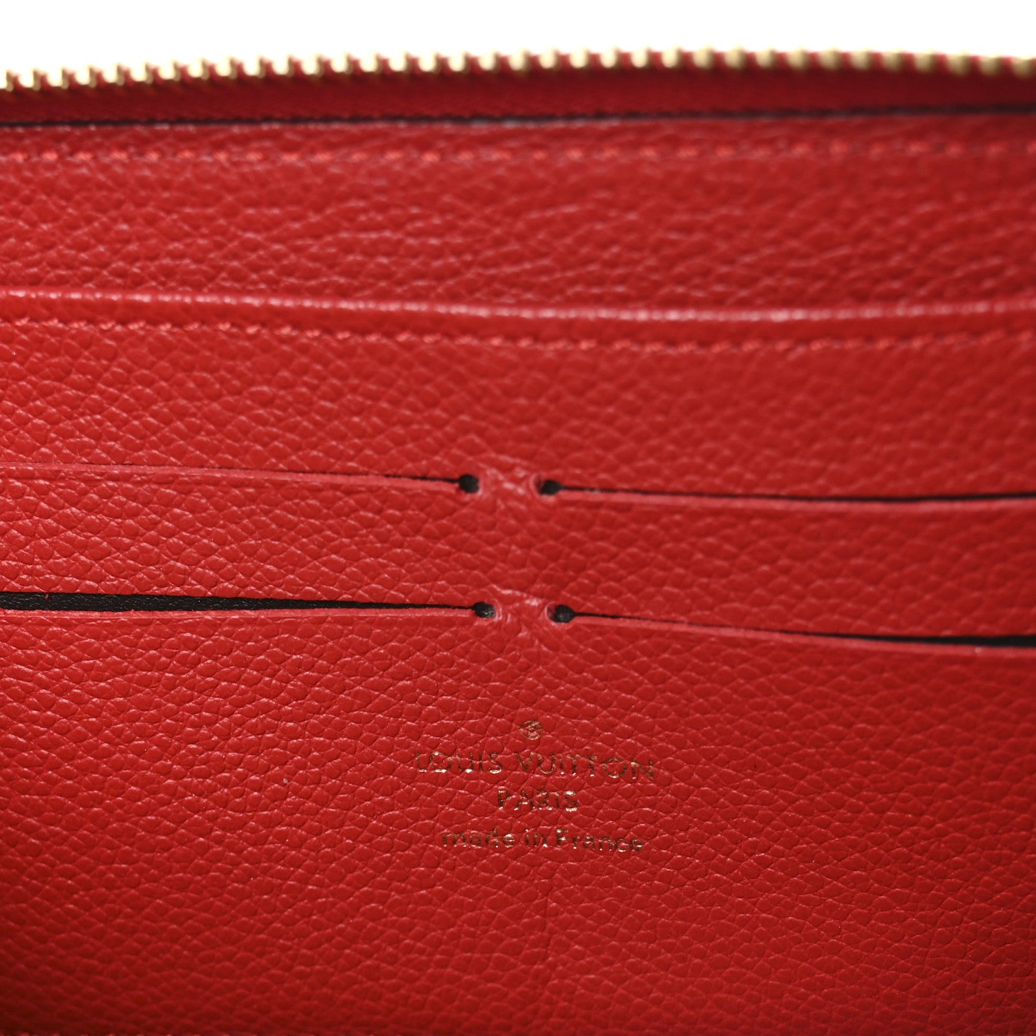 Louis Vuitton Empreinte Zippy Wallet Cherry 6 of 7