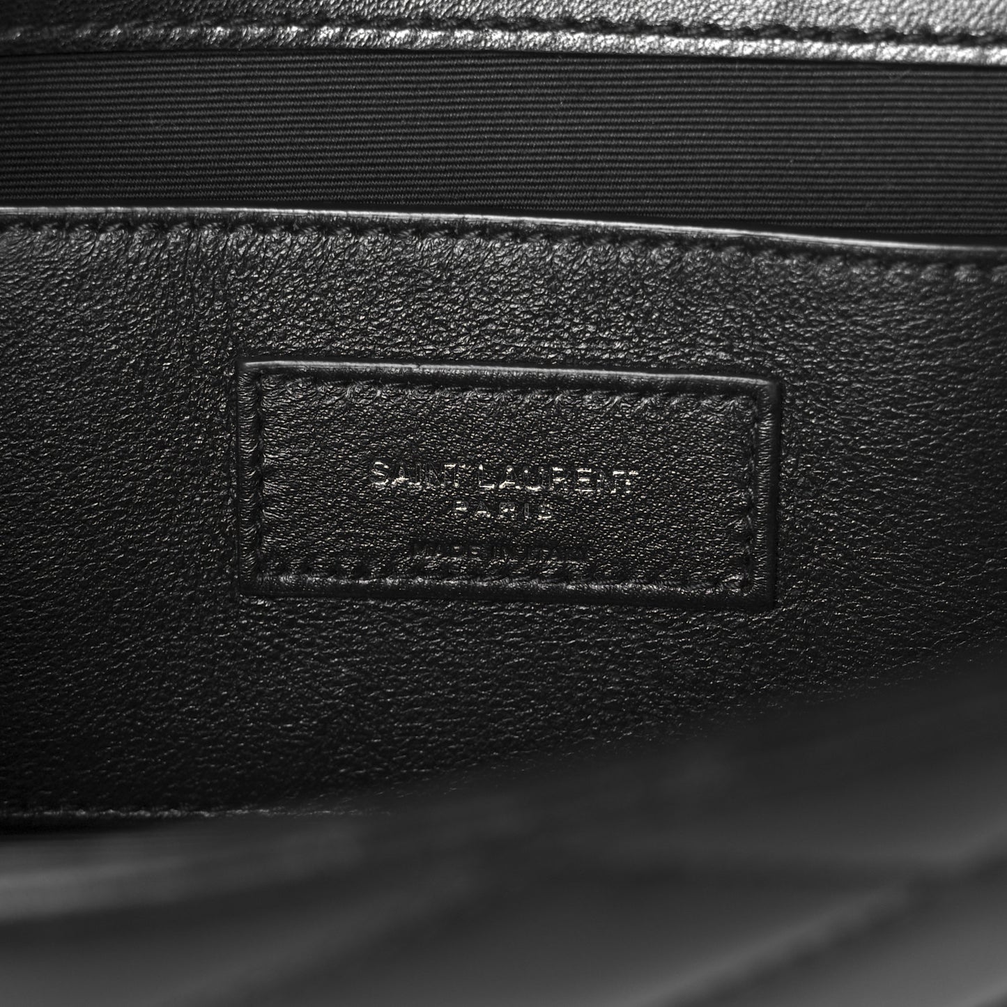 Lambskin Quilted Kate Clutch Black
