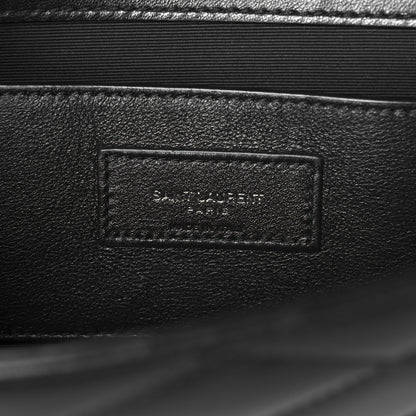 Saint Laurent Lambskin Quilted Kate Clutch Black 6 of 9