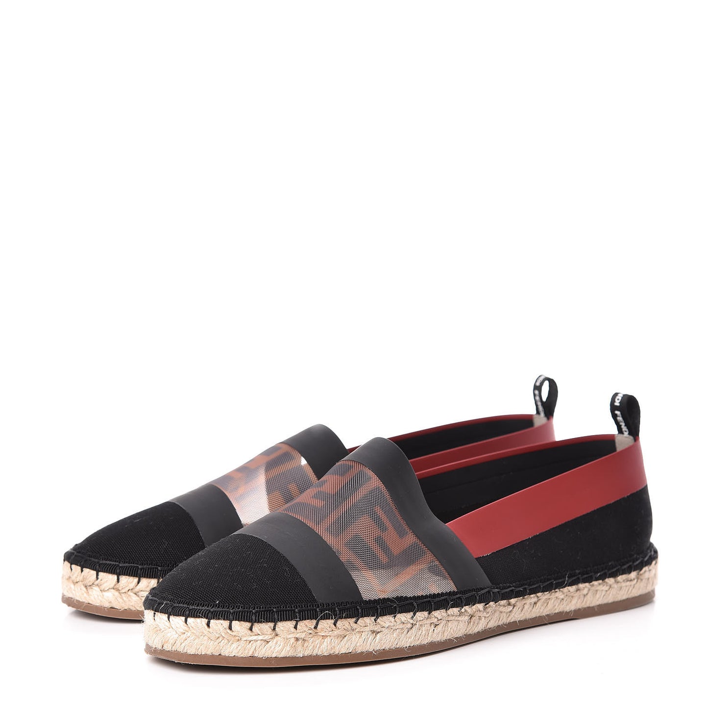 Canvas Mesh FF Colibri Espadrilles 39.5 Black Tobacco Moro