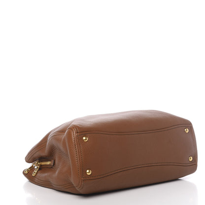 Miu Miu Vitello Daino Tote Canella 4 of 15