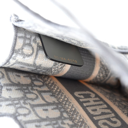 Christian Dior Oblique Mini Book Tote Grey Multicolor 9 of 10