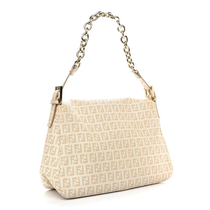 Fendi Zucchino Spalmati Forever Mama Baguette Crema Ecru 3 of 12