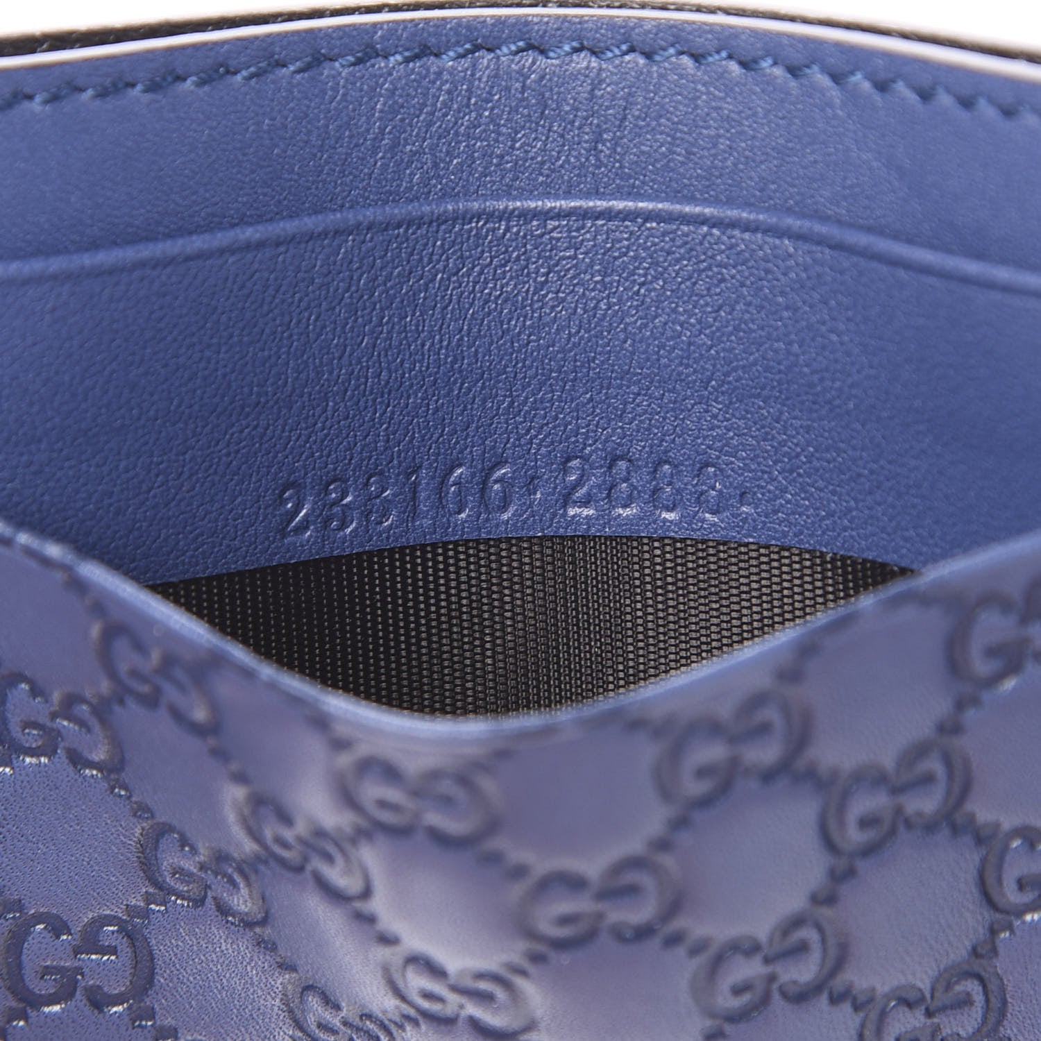 Gucci Microguccissima Card Holder Blue 6 of 6