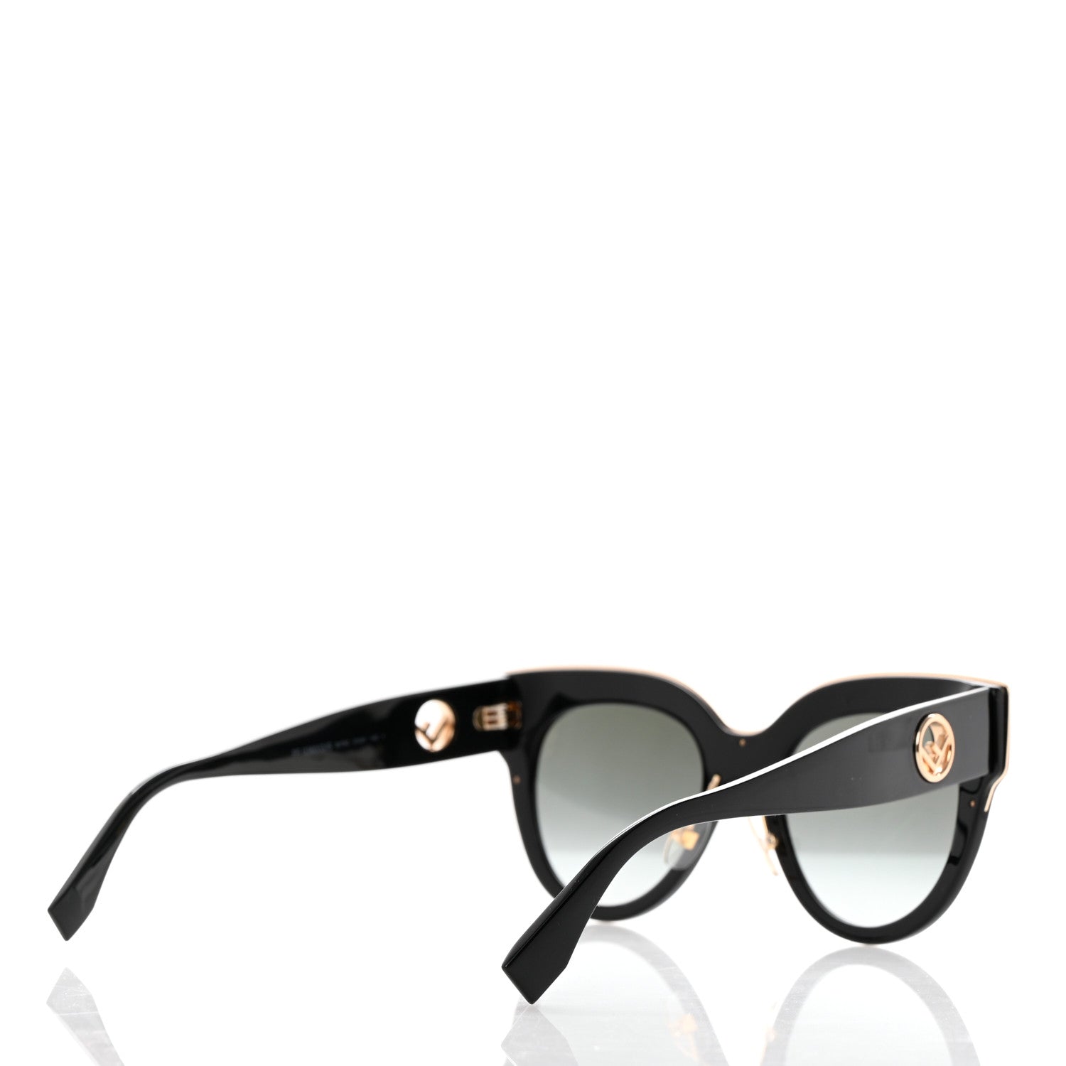 Fendi Acetate F is Fendi Cat Eye Sunglasses FF 0360/G/S Black 4 of 6