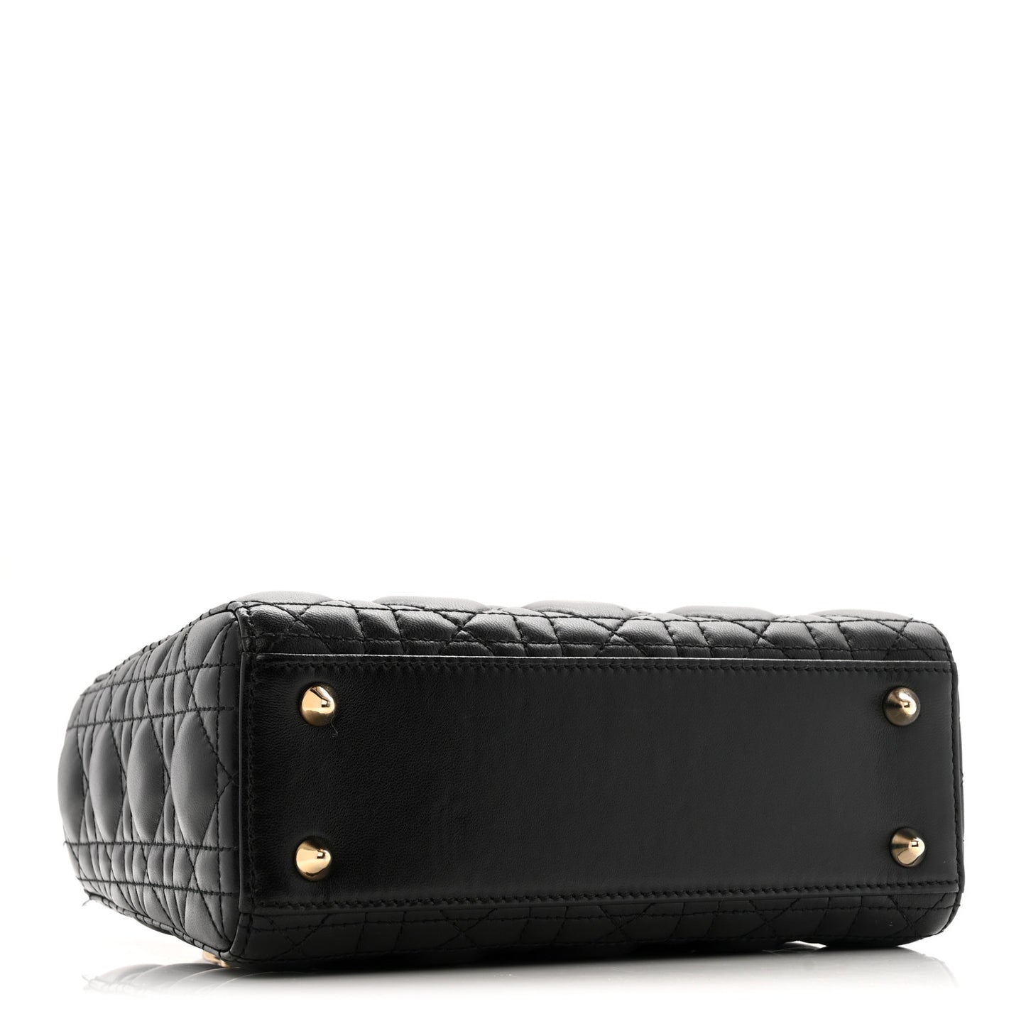 Lambskin Cannage Small My ABCDior Lady Dior Black
