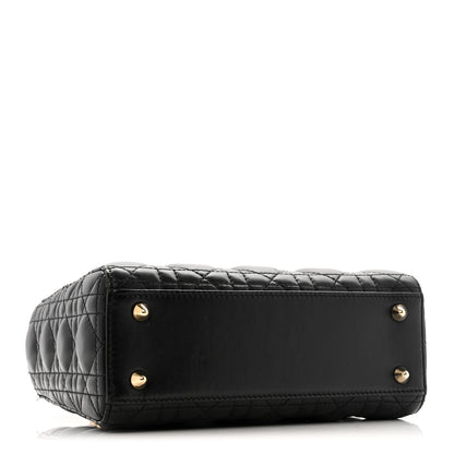 Christian Dior Lambskin Cannage Small My ABCDior Lady Dior Black 4 of 14