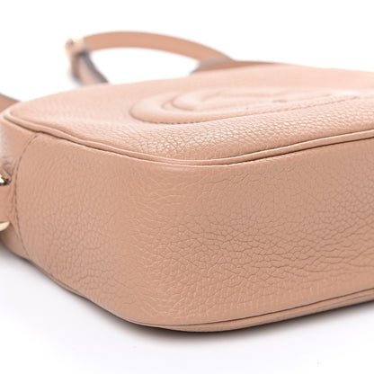 Gucci Pebbled Calfskin Small Soho Disco Bag Rose Beige 7 of 8
