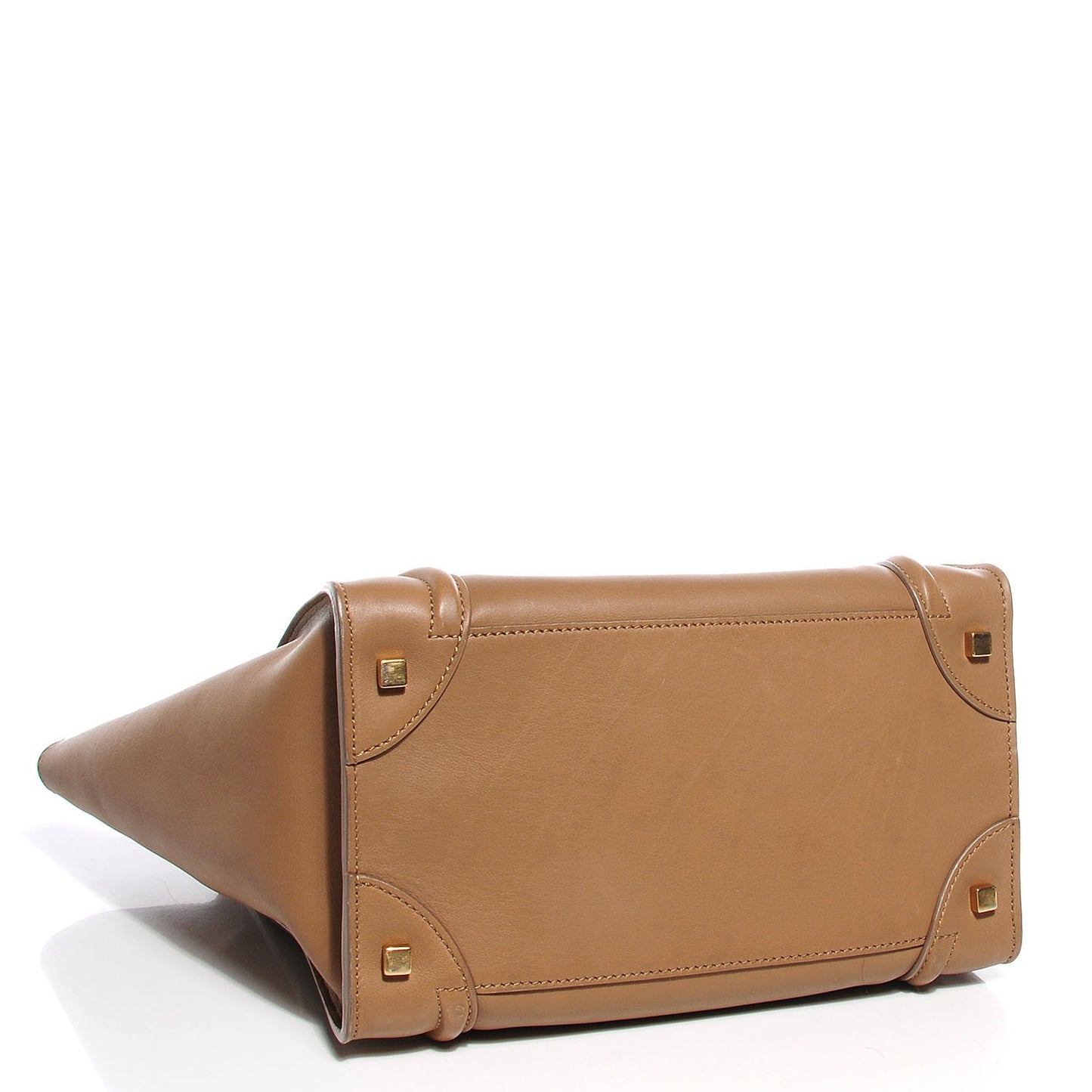 Smooth Calfskin Mini Luggage Camel