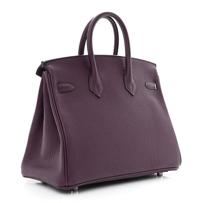 Hermes Togo Birkin 25 Cassis 3 of 12