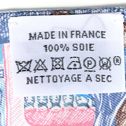 Hermes Silk City Of Light Twilly Bleu Glacier Bleu Jean Rose Vert Veronese 3 of 4