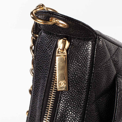 Chanel Caviar Quilted Hobo Bag Black 9 of 17