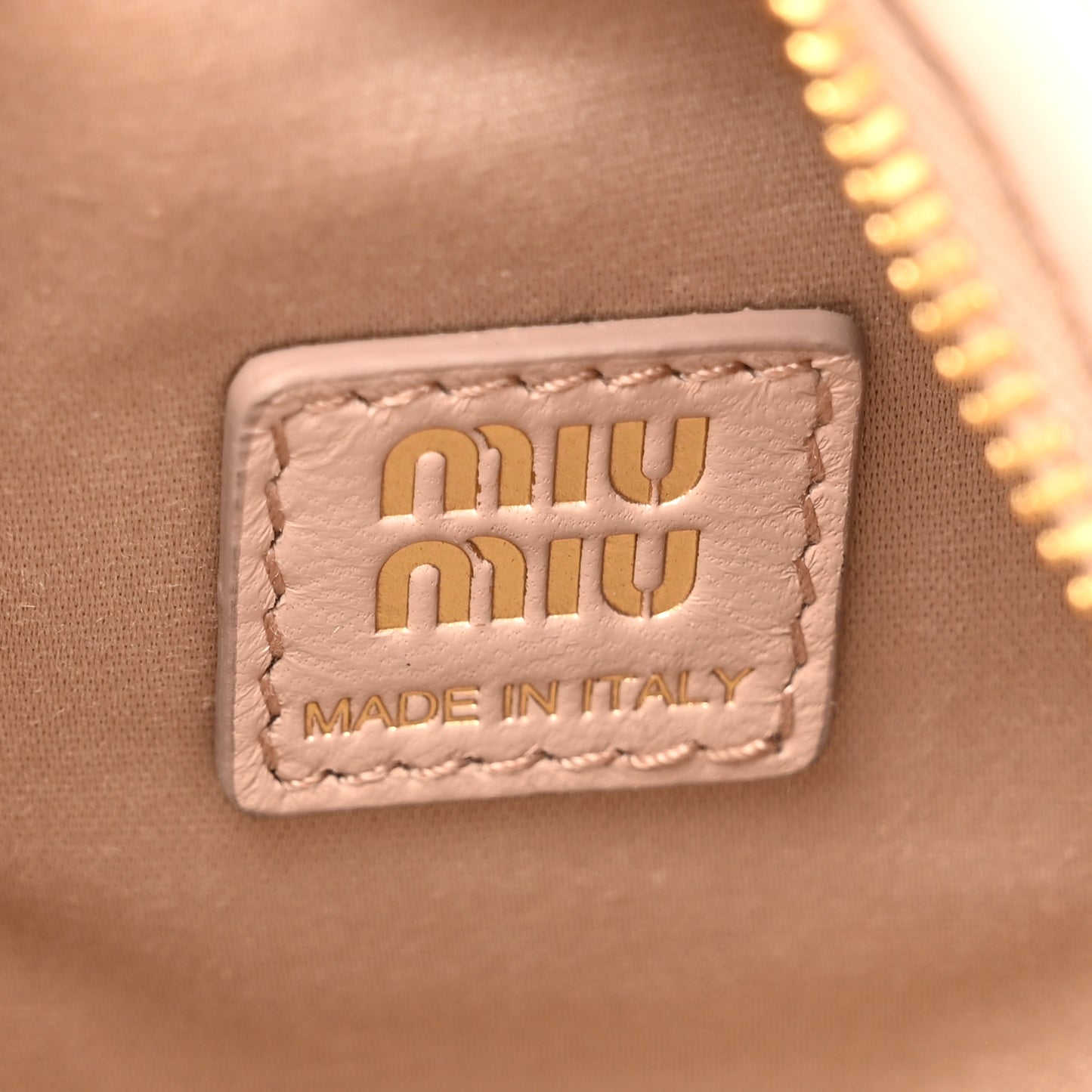 Nappa Matelasse Pouch Powder Pink