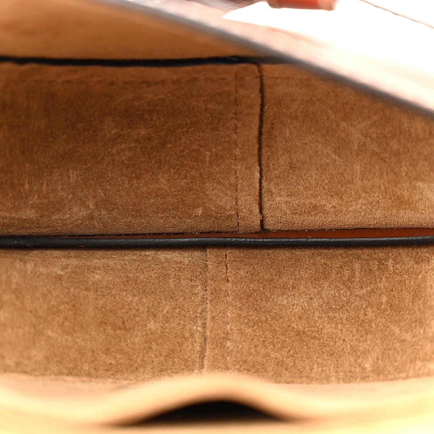 Calfskin Mini Gate Crossbody Bag Rust
