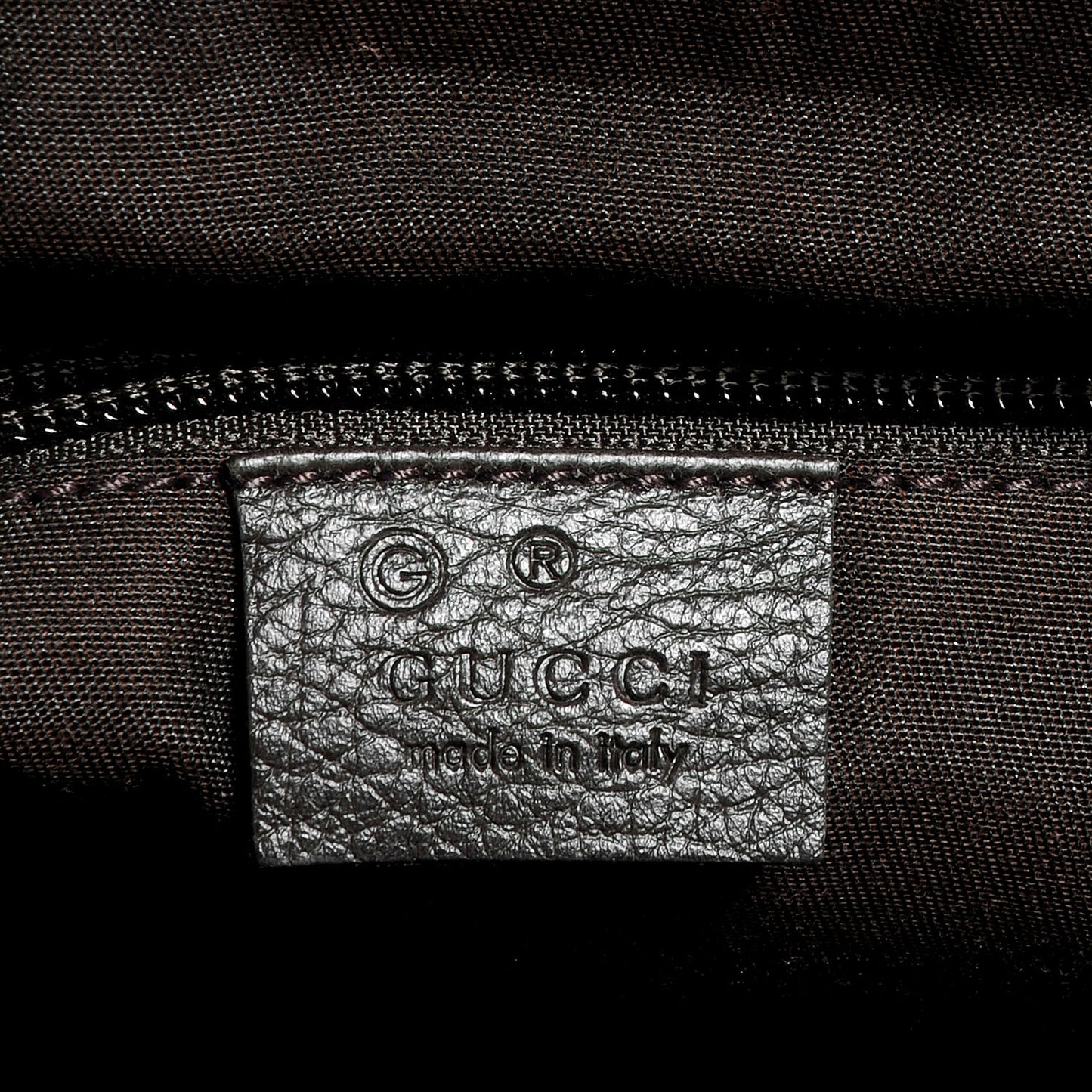 Crystal Monogram Briefcase Brown