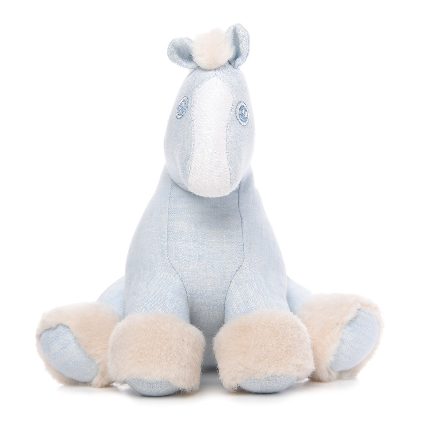 Linen Baby Hermy Plush Toy Bleu Glacier