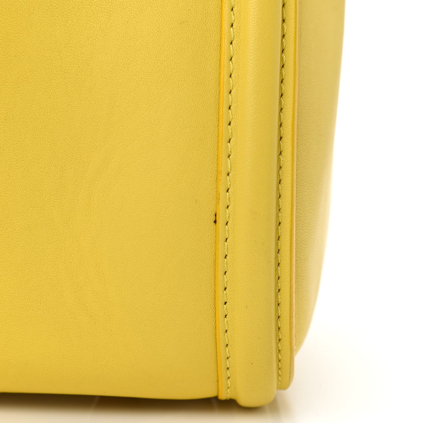 Calfskin Large Heroine Bright Yellow