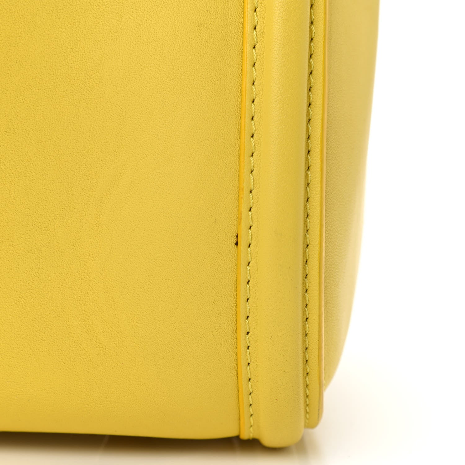 Alexander McQueen Calfskin Large Heroine Bright Yellow 15 of 17