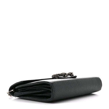 Gucci Calfskin Mini Dionysus Chain Wallet Black 4 of 16