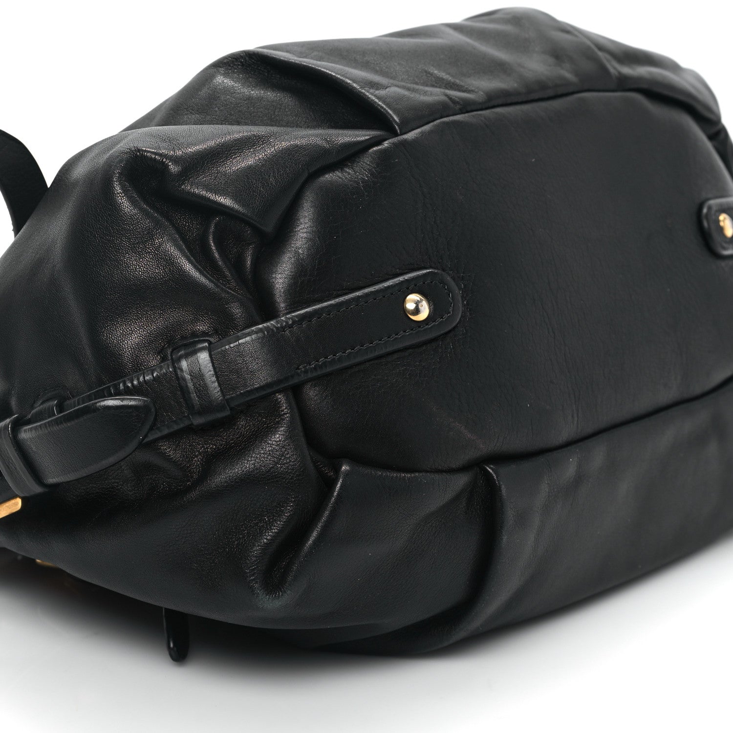 Prada Soft Calf Shopping Satchel Black 8 of 11