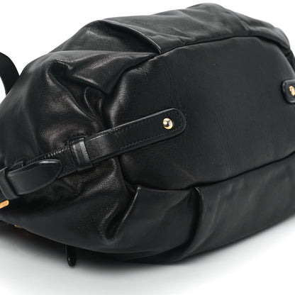Prada Soft Calf Shopping Satchel Black 8 of 11