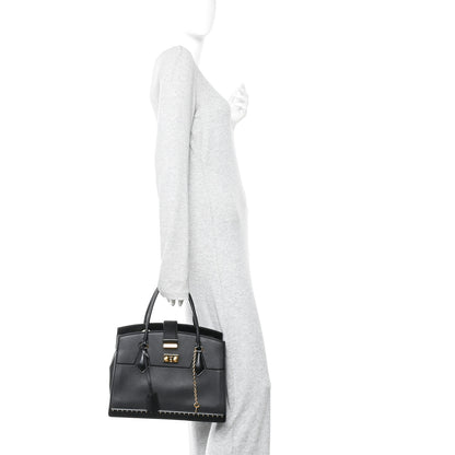Louis Vuitton Taurillon Cour Marly MM Black 2 of 9