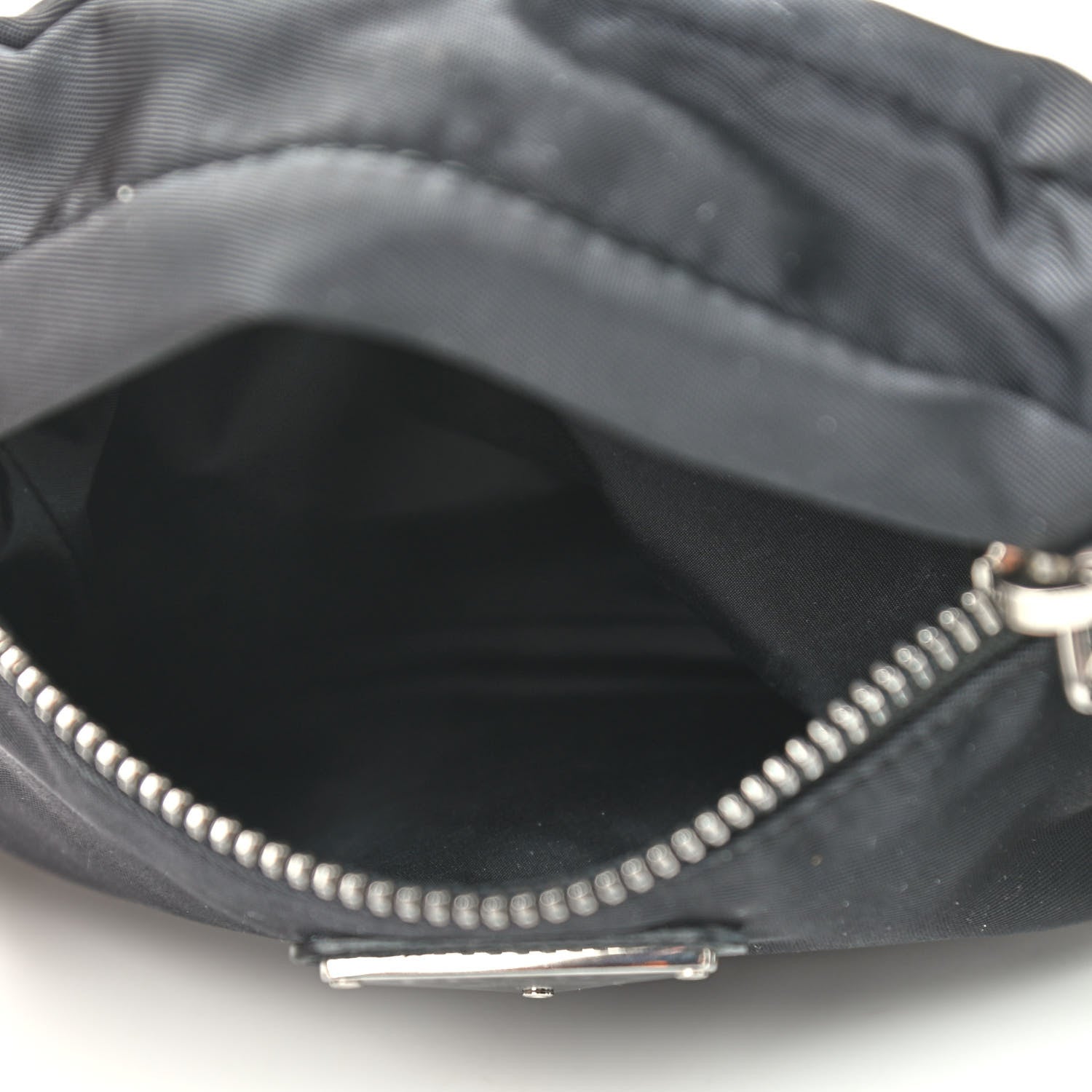 Prada Tessuto Nylon Saffiano Belt Bag 36 90 Black 5 of 10