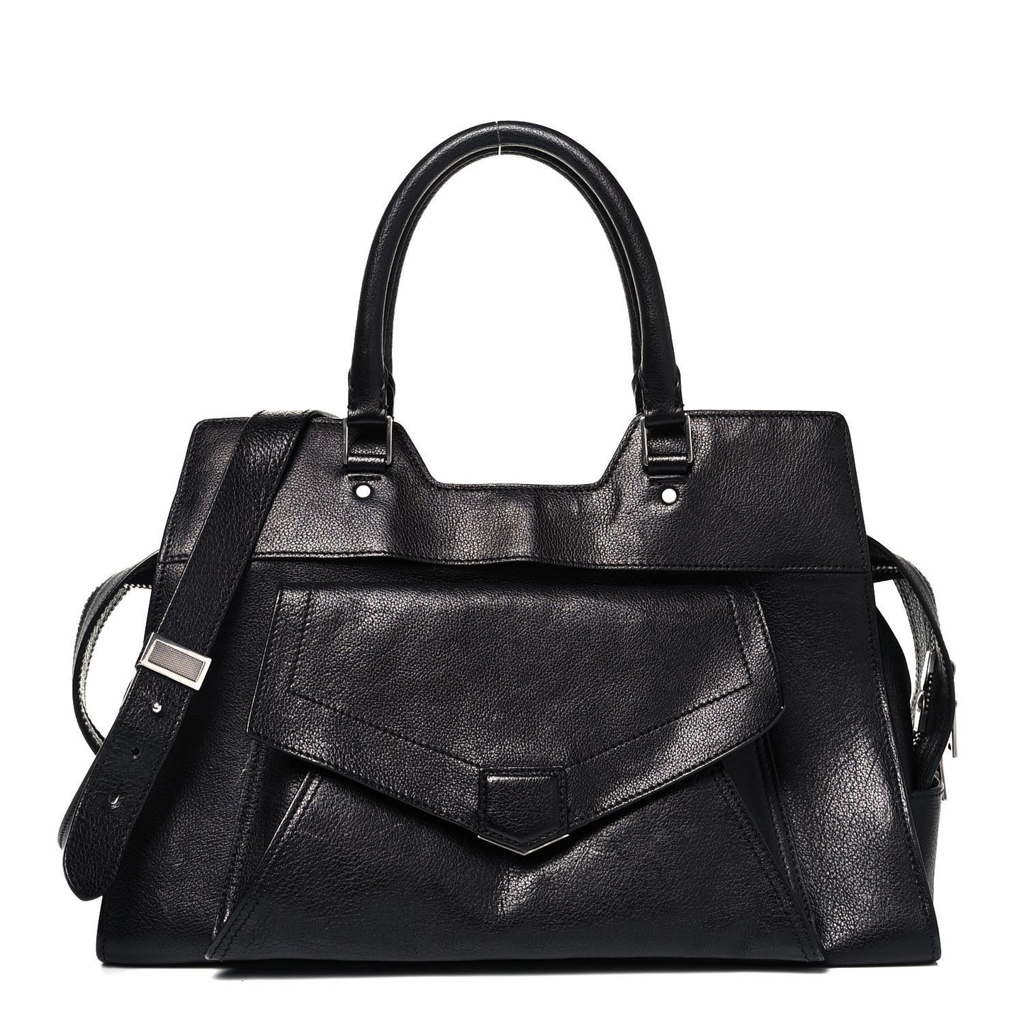 Vacchetta Calfskin Small PS13 Satchel Black