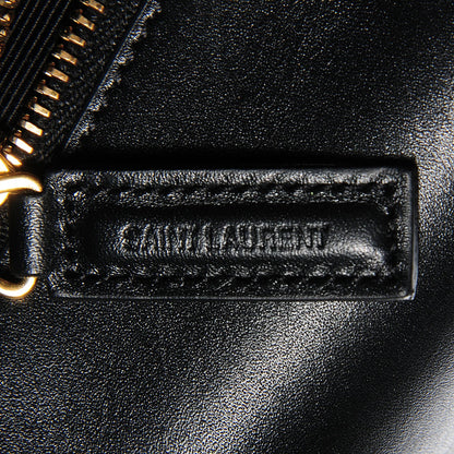 Saint Laurent Smooth Calfskin Medium Classic Monogram Universite Bag Black 9 of 9