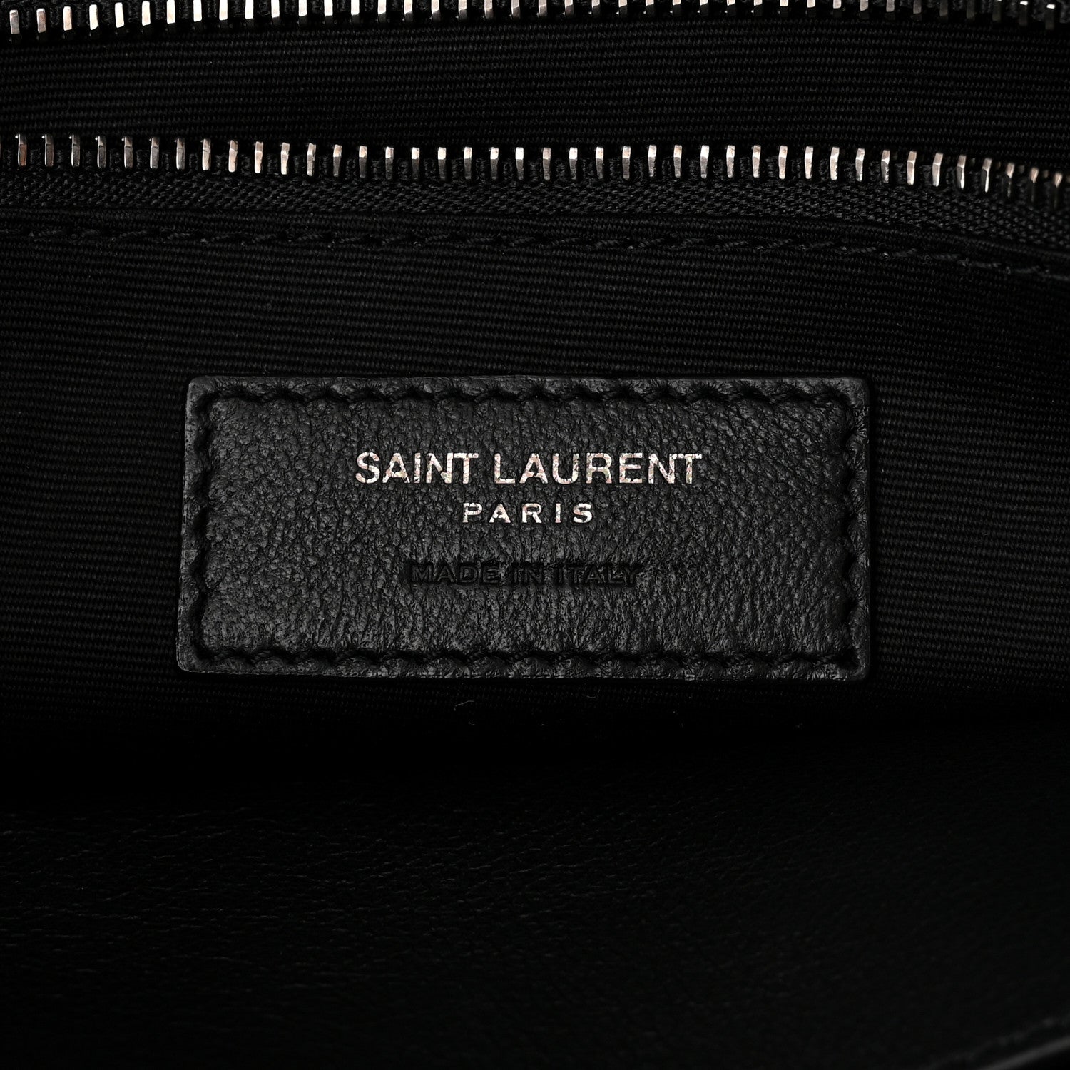 Saint Laurent SAINT LAURENT Crinkled Calfskin Matelasse Monogram Medium Niki Chain Satchel Black 5 of 9