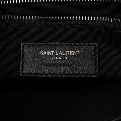 Saint Laurent SAINT LAURENT Crinkled Calfskin Matelasse Monogram Medium Niki Chain Satchel Black 5 of 9