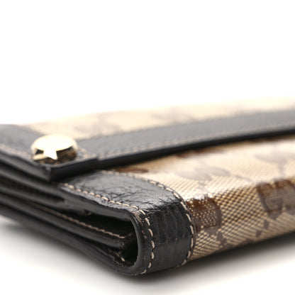 Gucci Crystal Monogram Continental Charmy Wallet Brown 7 of 9