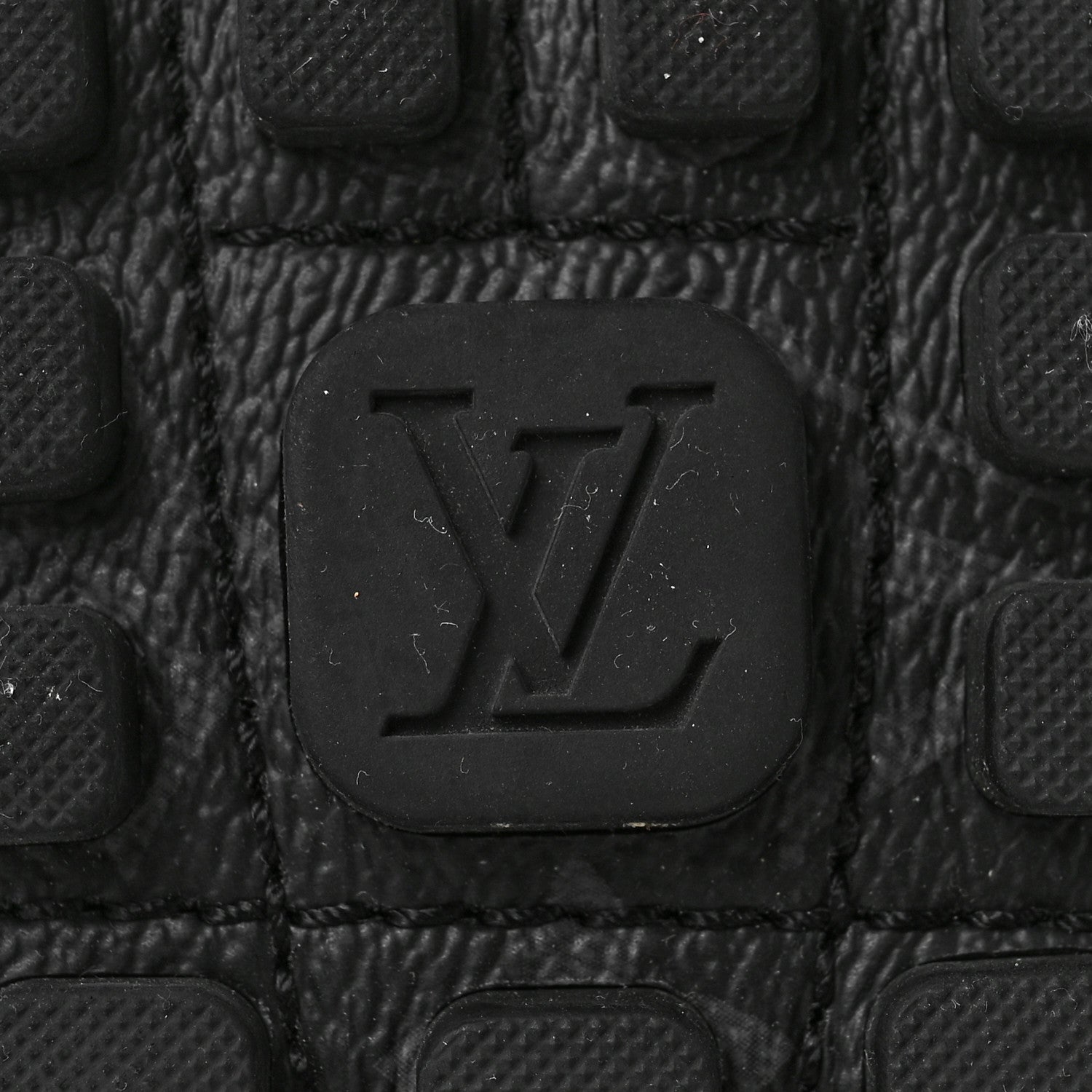 Louis Vuitton Monogram Eclipse Mens Arizona Car Shoe Moccasin Loafers 11 6 of 8