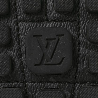 Louis Vuitton Monogram Eclipse Mens Arizona Car Shoe Moccasin Loafers 11 6 of 8