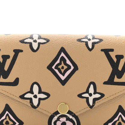 Louis Vuitton Monogram Wild At Heart Felicie Strap & Go Arizona Creme 7 of 9
