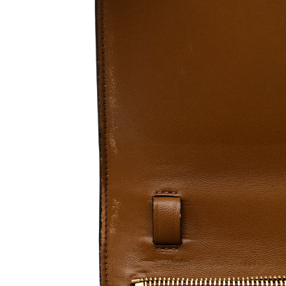 Celine Smooth Calfskin Medium Classic Box Flap Bag Camel 15 of 19