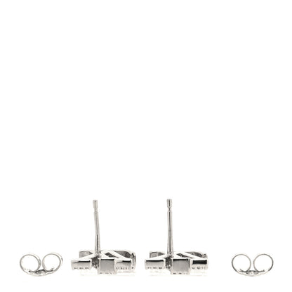 Louis Vuitton Crystal LV Iconic Earrings Silver 3 of 5