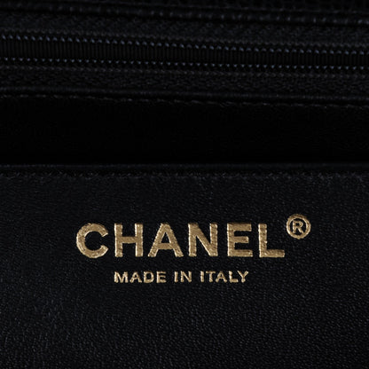 Chanel Caviar Quilted Jumbo Single Flap Black 6 of 7