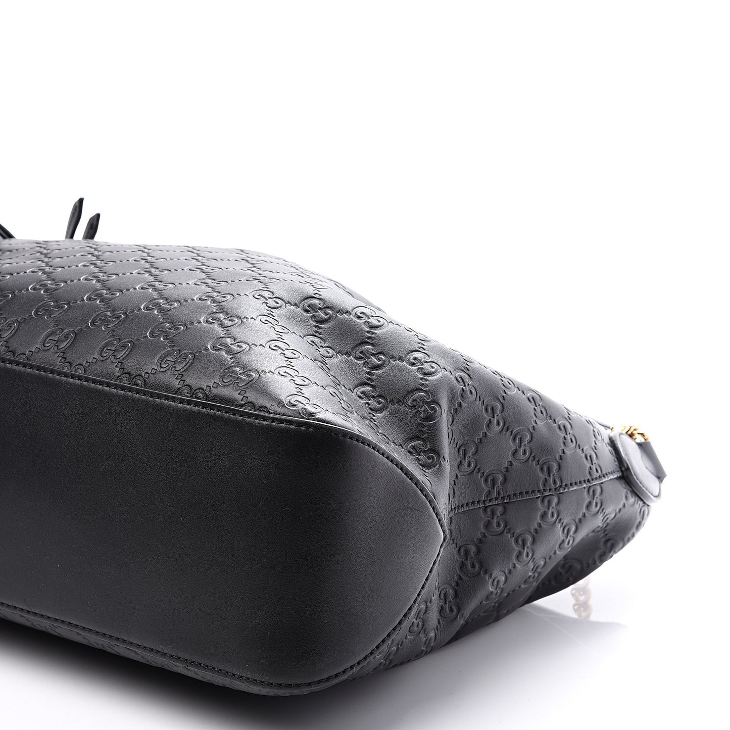 Guccissima Signature Large Linea A Hobo Black