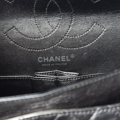 Chanel Metallic Aged Calfskin Quilted 2.55 Reissue 226 Flap Silver 8 of 16