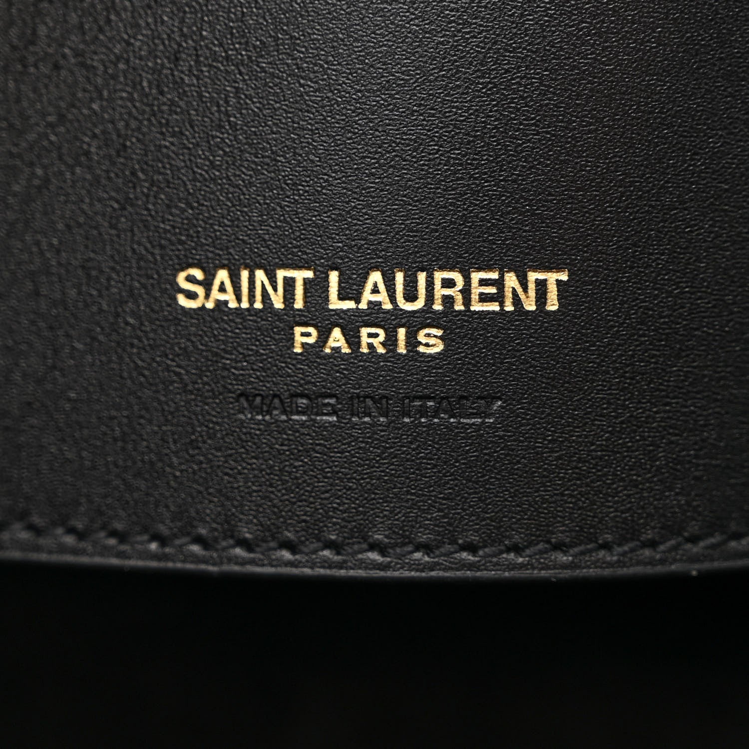 Saint Laurent Shiny Calfskin Le 37 Bucket Bag Black 9 of 15