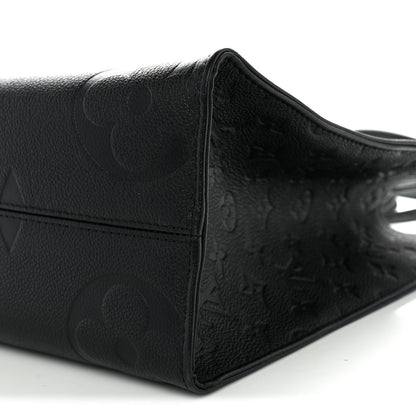 Louis Vuitton Empreinte Monogram Giant Onthego MM Black 9 of 10