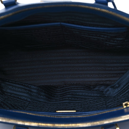 Prada Saffiano Large Galleria Double Zip Tote Bluette 5 of 11