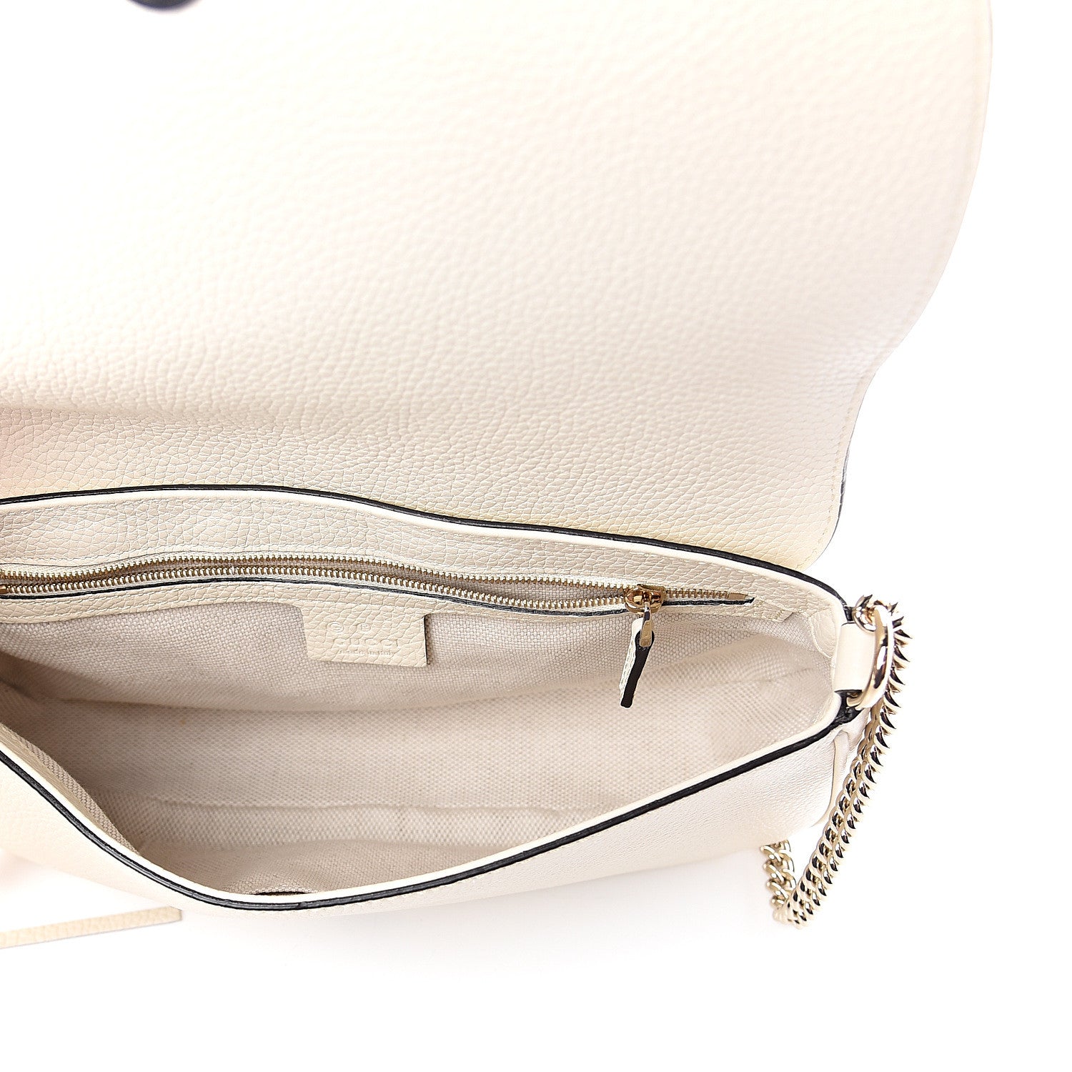 Gucci Cellarius Calfskin Medium Soho Flap Crossbody Ivoire 4 of 7