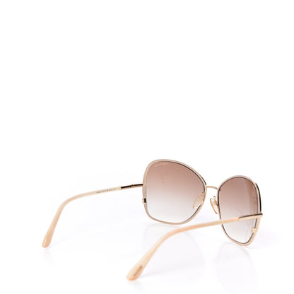Tom Ford Solange Sunglasses TF319 Rose Gold White 4 of 7