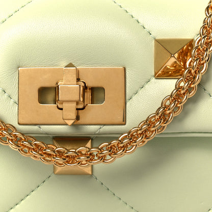 Valentino Garavani Nappa Small Roman Stud Shoulder Bag Ambrosia 8 of 10